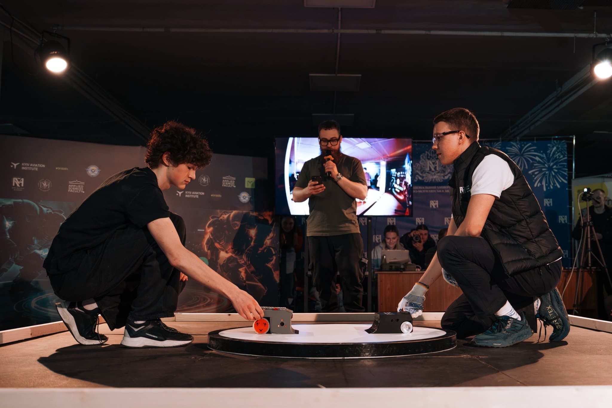 RoboSumo 2026 — teams and participants at the robotics competition in Kyiv